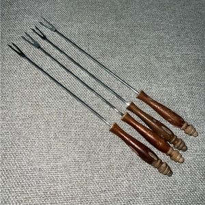 Vintage Fondue Fork Set